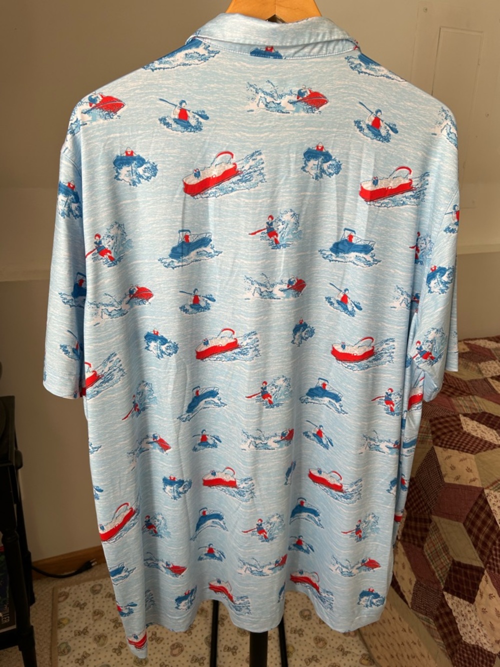 Waggle Golf Short Sleeve Polo Shirt - Picture 2 of 7